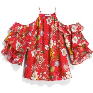 Parker Cold shoulder top